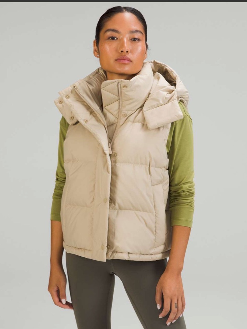 lululemon wunder puff cropped vest